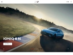 현대자동차 N 브랜드 인증 화면